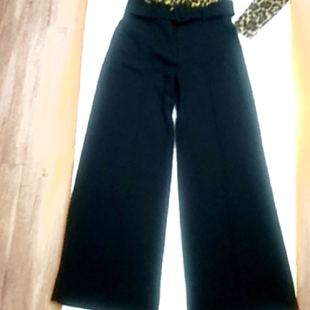 NWT Wide Leg Black Trousers